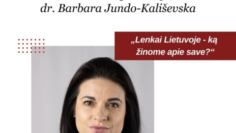 Vilniaus rajono savivaldybės Centrinė biblioteka kviečia į susitikimą su dr. Barbara Jundo-Kališevska