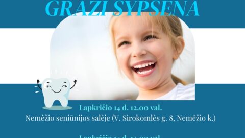 Sveiki dantys – graži šypsena