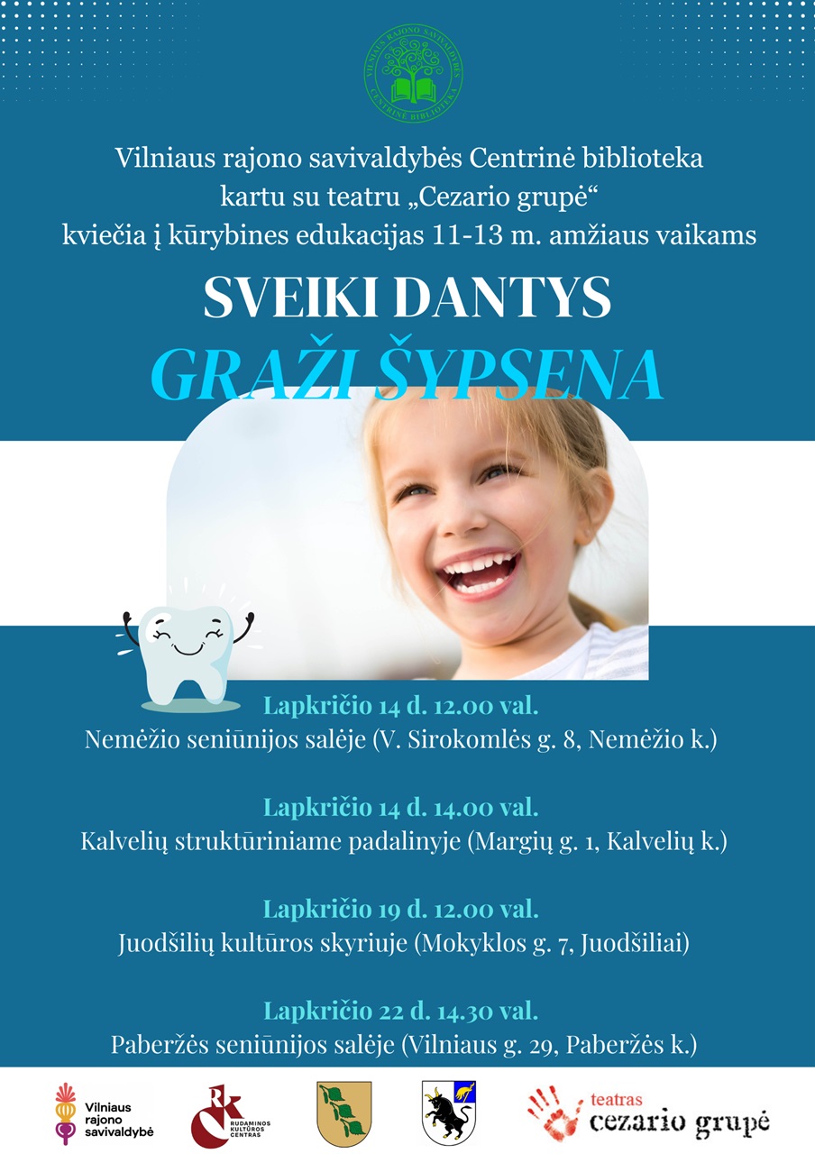 Sveiki dantys – graži šypsena