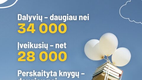 „Vasara su knyga“: rekordiškas skaičius dalyvių, perskaityta per 100 tūkstančių knygų