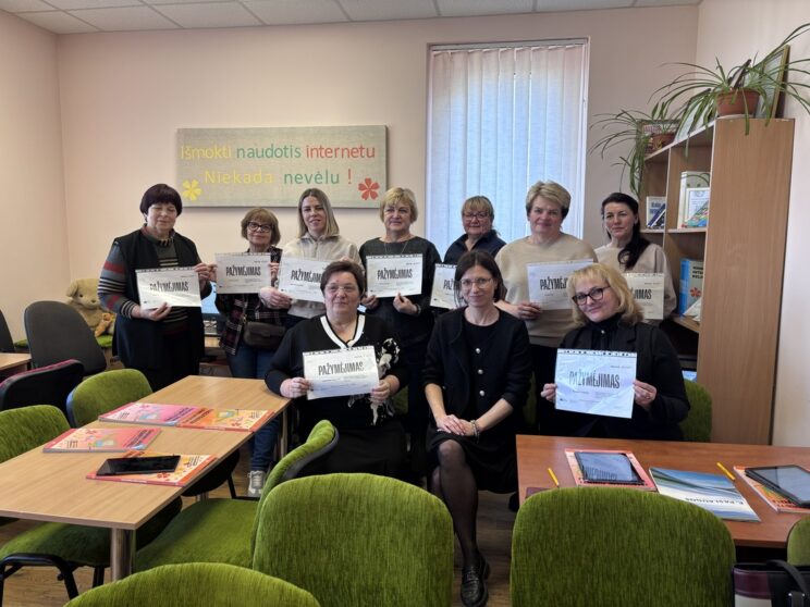 Skaitmeninio raštingumo mokymai tęsiasi – šį kartą Kalveliuose