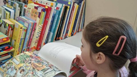 Bibliotekos svečiai – darželinukai, būsimi skaitytojai (1)
