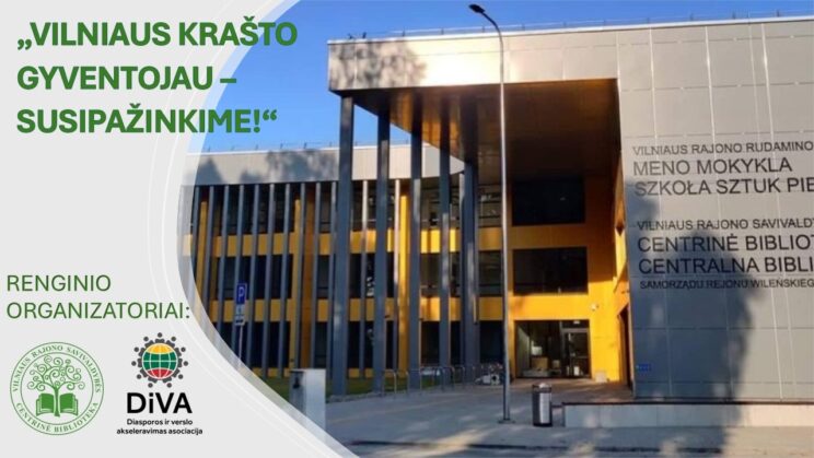 Kvietimas į renginį „Vilniaus krašto gyventojau, susipažinkime!“