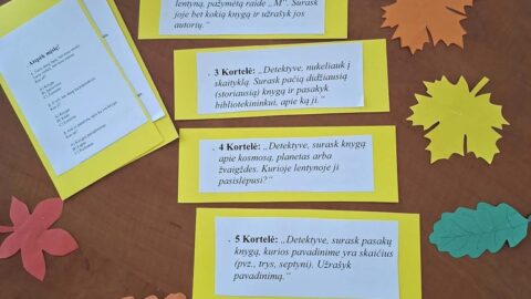 Jaunųjų skaitytojų kelionė Kalvelių bibliotekoje (2)
