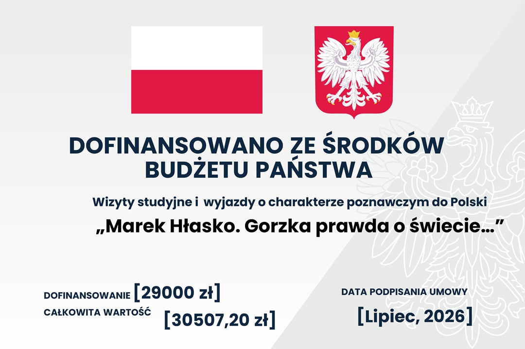 Prasideda projekto „Marekas Hlasko. Karti tiesa apie pasaulį…” įgyvendinimas