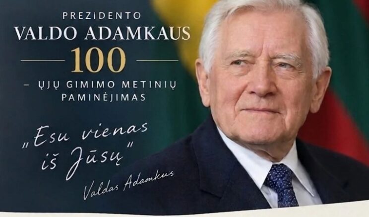 Kviečiame į Prezidento V. Adamkaus 100-ųjų gimimo metinių paminėjimą ir filmo „Prezidento vienatvė“ peržiūrą