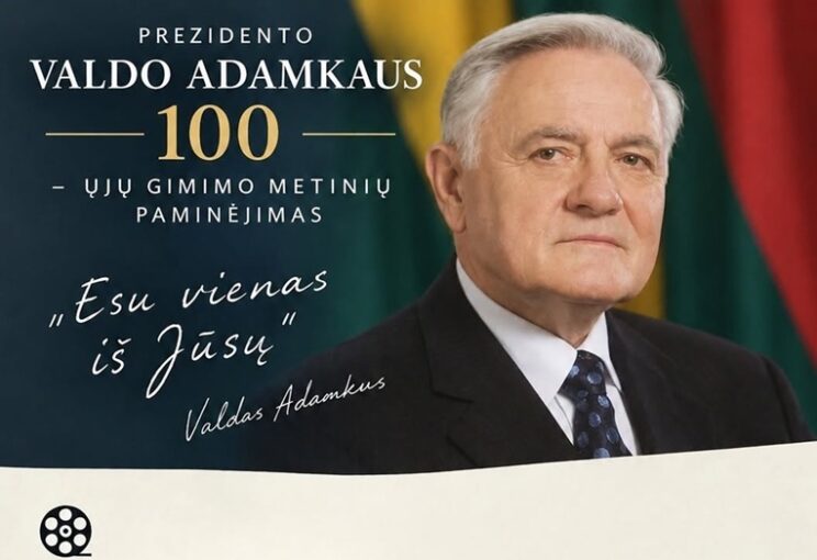 Kviečiame į Prezidento V. Adamkaus 100-ųjų gimimo metinių paminėjimą ir filmo „Prezidento vienatvė“ peržiūrą
